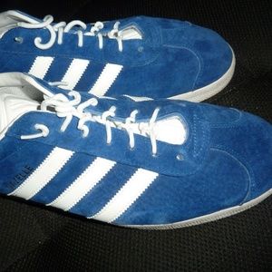 ADIDAS GAZELLE - BLUE/WHITE - SIZE 14 - S-76227
